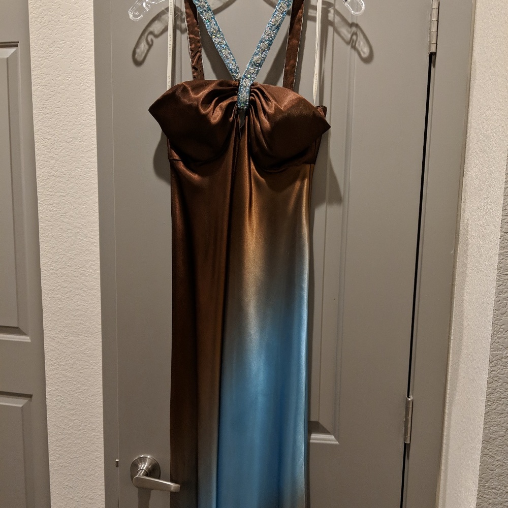 ignite evenings by carol lin Ombre evening gown